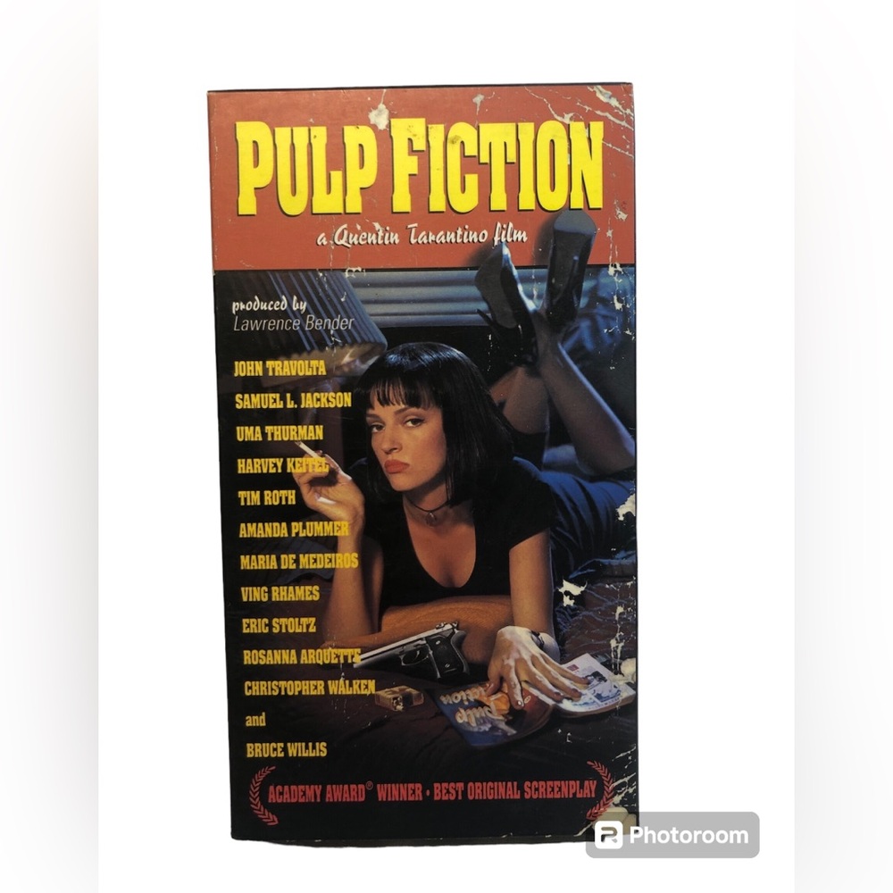 Pulp Fiction VHS Tested 1996 John Travolta Samual Jackson